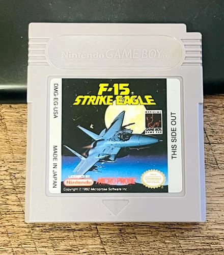 F-15 Strike Eagle (Nintendo Game Boy ) Game Cartridge – Tested - Color -GBA