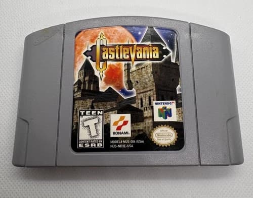 Castlevania Nintendo 64 N64 Authentic Tested Working Cart ONLY - Live Game Pics!
