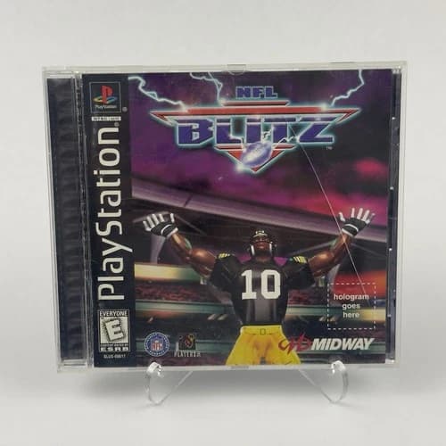 NFL Blitz 1998 (PlayStation 1 PS1)CIB Black Label, Tested