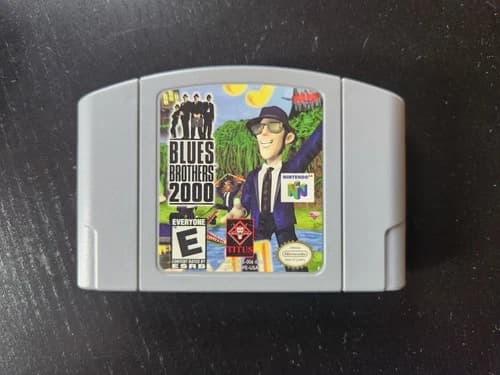 Blues Brothers 2000 Authentic Nintendo 64 N64 Tested!