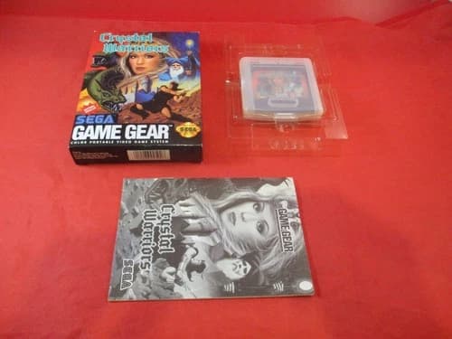 Crystal Warriors (Sega Game Gear, 1992) COMPLETE w/ Box manual game WORKS!