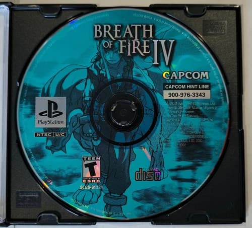 Breath of Fire IV for PS1 (Sony PlayStation 1, 2000) - Disc Only - Tested
