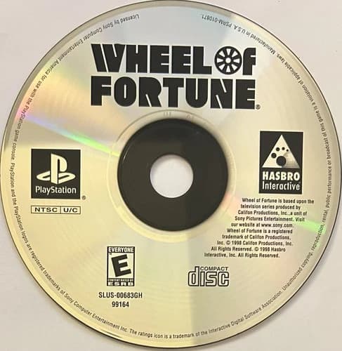 Wheel of Fortune - GH (Sony PlayStation 1, PS1) DISC ONLY | NO TRACKING | M823