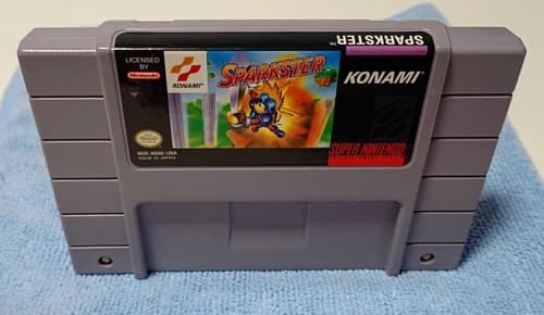 Sparkster - Super Nintendo, SNES - 1994, excellent condition