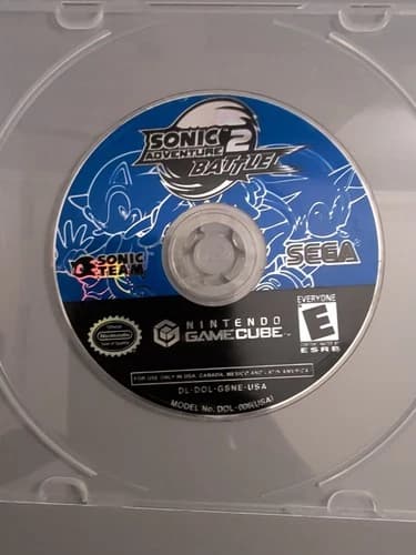 Sonic Adventure 2 Battle Nintendo GameCube Disc Only Tested and Fast Shipping