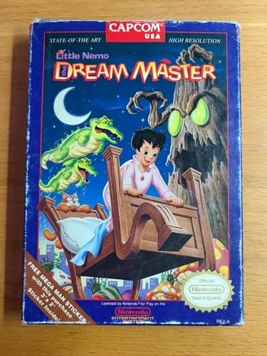 Little Nemo: The Dream Master (Nintendo, NES, 1990) Complete (BOX WARE)