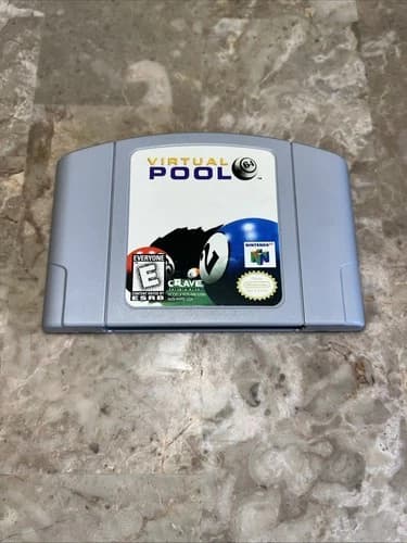 Virtual Pool 64 (Nintendo 64, 1998) N64 Cartridge Only Authentic Tested & Works