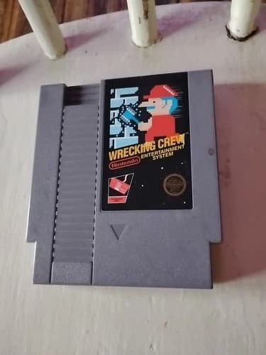 Nintendo NES WRECKING CREW Game Authentic Cartridge Only TESTED WORKS