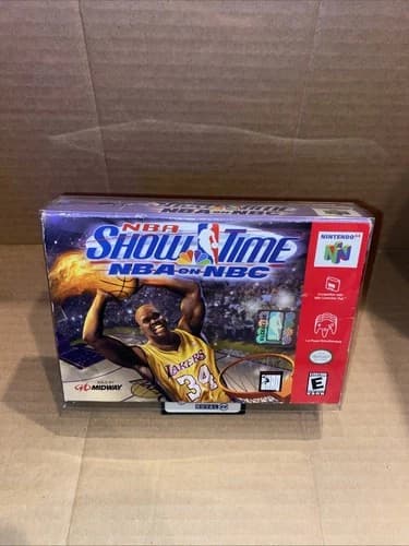 NBA Showtime: NBA on NBC (Nintendo 64, 1999) N64 CIB Authentic Blockbuster Cart