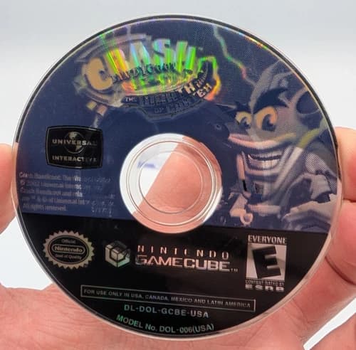 Crash Bandicoot: The Wrath of Cortex (Nintendo GameCube, 2002) Game Only Tested