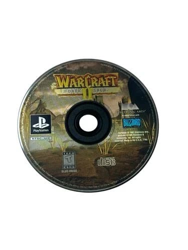 WarCraft II 2: The Dark Saga (Sony PlayStation 1 PS1) Disc Only - Tested 1997