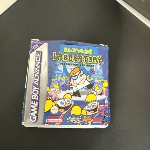 Dexters Laboratory DEESASTER STRIKES NINTENDO GAMEBOY ADVANCE GBA Gba