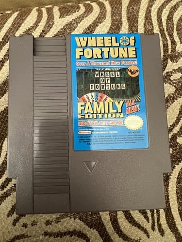 Nintendo NES - Wheel of Fortune Family Edition