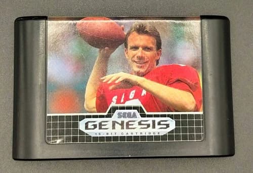 Joe Montana Football Sega Genesis cartridge only tested working