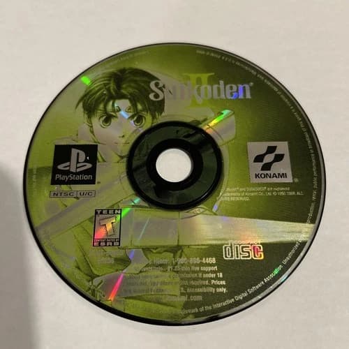 Suikoden II (Sony PlayStation 1) PS1 Disc Only Tested And Works