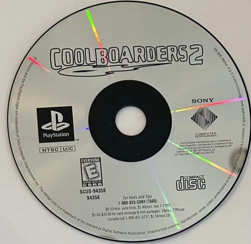 Cool Boarders 2 - GH (PlayStation 1, PS1) DISC ONLY | NO TRACKING | M490