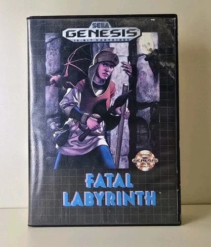 Fatal Labyrinth (Sega Genesis, 1991) Authentic - Tested-Cleaned