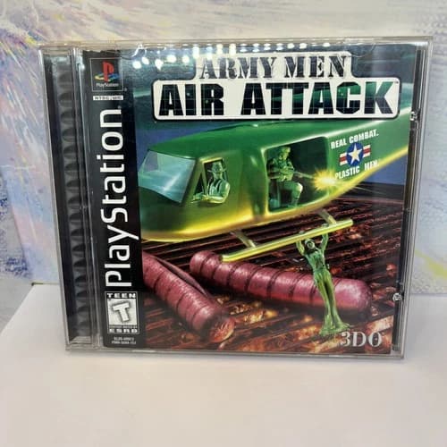Army Men: Air Attack (Sony PlayStation 1, 1999) Complete With Manual