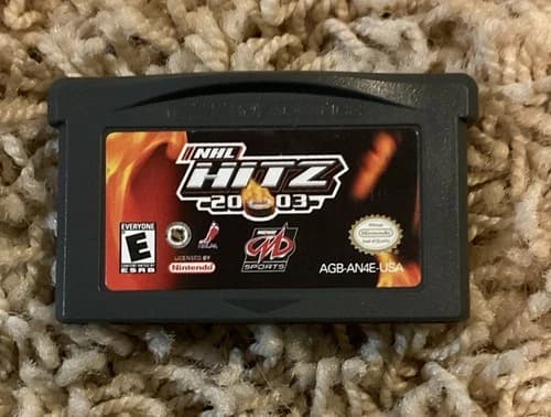 NHL Hitz 2003 Nintendo Game Boy Advance Game Cartridge