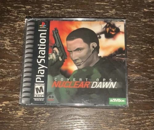 Covert Ops Nuclear Dawn PS1 PlayStation 1 Complete CIB tested