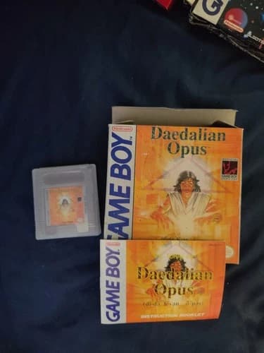 Pre-owned Daedalian Opus Game Boy Nintendo 1989 Box, Manual And Game