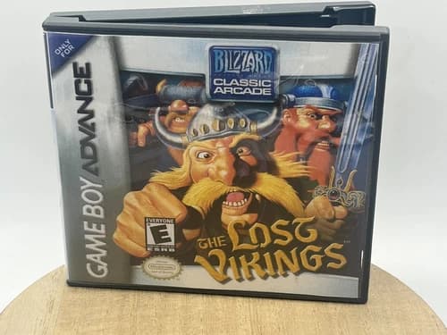 The Lost Vikings (Game Boy Advance GBA, 2003) Authentic Cart/Tested