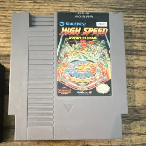Tradewest High Speed Pinball Nintendo NES Game Cartridge NTSC-U/C US/Canada