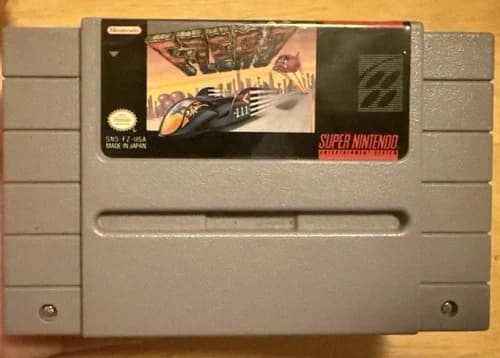 F-Zero (SNES, 1991). Tested & Works! Quick Shipping!