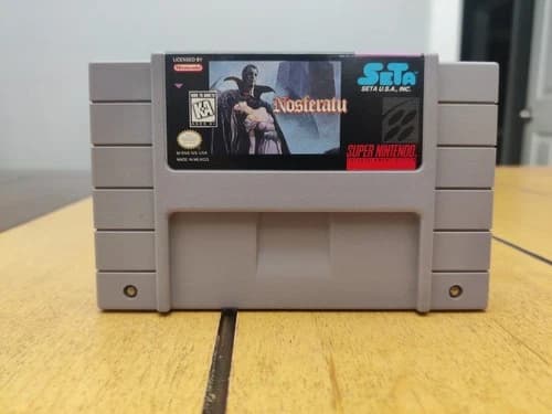 NOSFERATU Super Nintendo SNES Game Cartridge Only EXCELLENT RARE