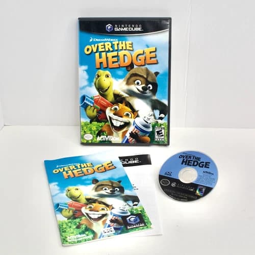 Over the Hedge (Nintendo GameCube, 2006) CIB Complete Tested Game w/ Manual
