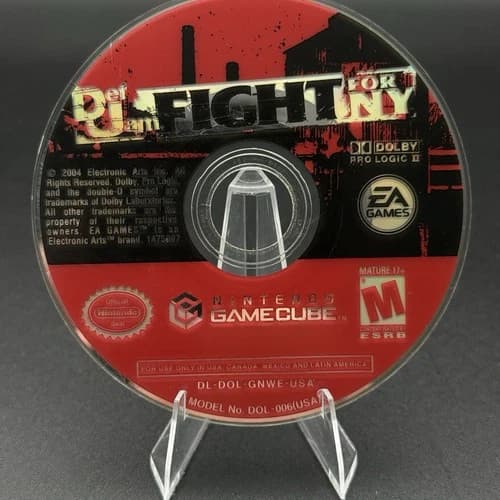Def Jam: Fight for NY (Nintendo GameCube, 2004) TESTED & WORKING DISC ONLY