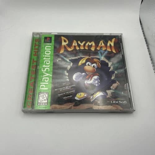 Rayman Sony PlayStation 1 PS1 Greatest Hits Complete With Registration