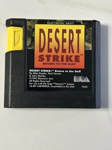 Desert Strike: Return to the Gulf (Sega Genesis, 1992)
