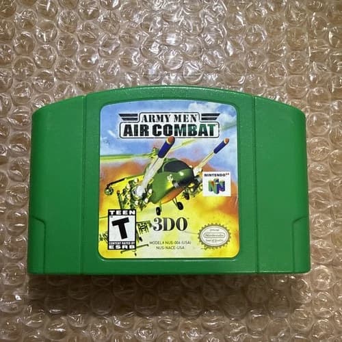 Army Men: Air Combat (Nintendo 64 2000) N64 Authentic Cartridge Tested & Working