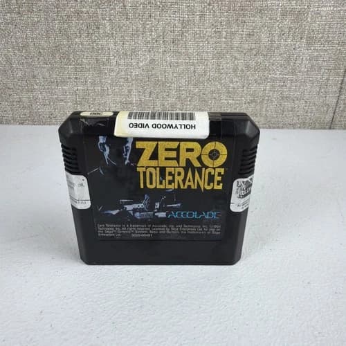 Zero Tolerance (Sega Genesis, 1994) Cartridge Only - Tested Hollywood Rental