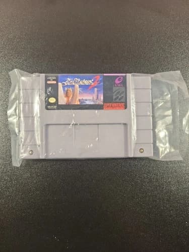 ActRaiser 2 Action Platformer (Super Nintendo SNES, NTSC-U/C) Enix-Cart Only