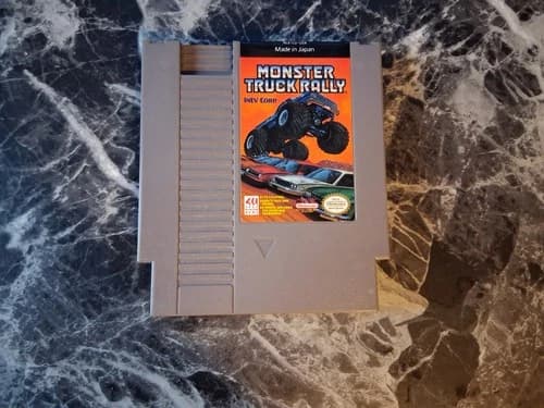 Monster Truck Rally Nintendo NES Authentic Tested Contacts Cleaned