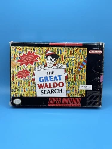 The Great Waldo Search (SNES, 1992) – Complete in Box (CIB) | Free Shipping