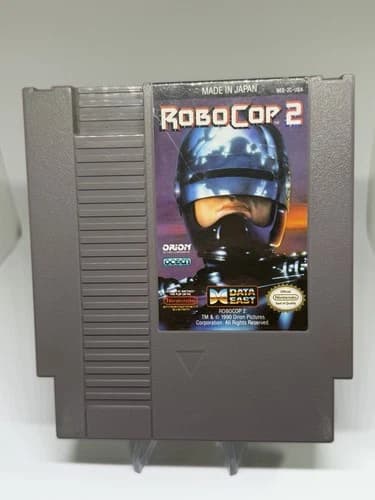 RoboCop 2 NES Nintendo Tested Working Authentic Data East