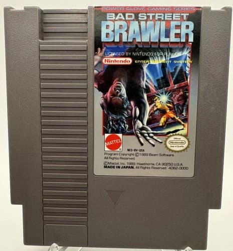 Bad Street Brawler (Nintendo NES, 1989) Cartridge Only | Tested | Authentic