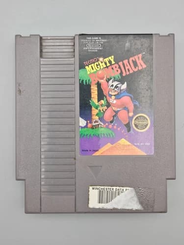 Mighty Bomb Jack NES Cart Only Tested Nintendo