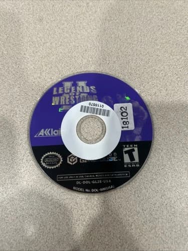 Legends of Wrestling - Nintendo Gamecube - Tested