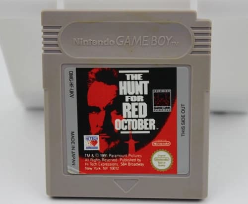 THE HUNT FOR RED OCTOBER - NINTENDO GAMEBOY GAME