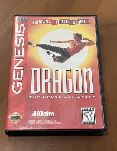 Dragon: The Bruce Lee Story (Sega Genesis, 1994). Complete