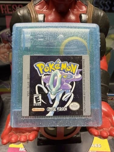Pokémon Crystal Version Nintendo Game Boy Color, 2001, Authentic Cartridge