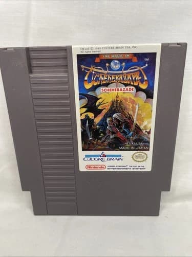 The Magic of Scheherazade (NES, Nintendo Entertainment System)