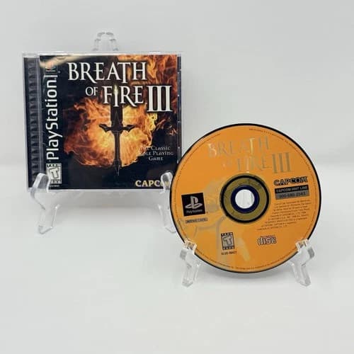 Breath of Fire III PS1 Complete CIB Reg Card Tested Sony PlayStation