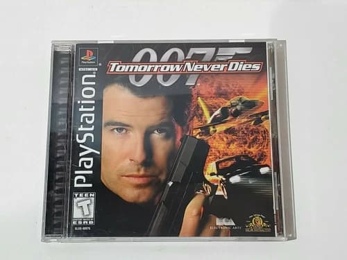 Tomorrow Never Dies 007 (Black Label) Sony Playstation PS1 Complete Manual Case