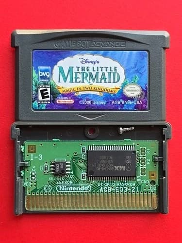 GBA Little Mermaid: Magic in Two Kingdoms Disney Nintendo Game Boy Advance Works