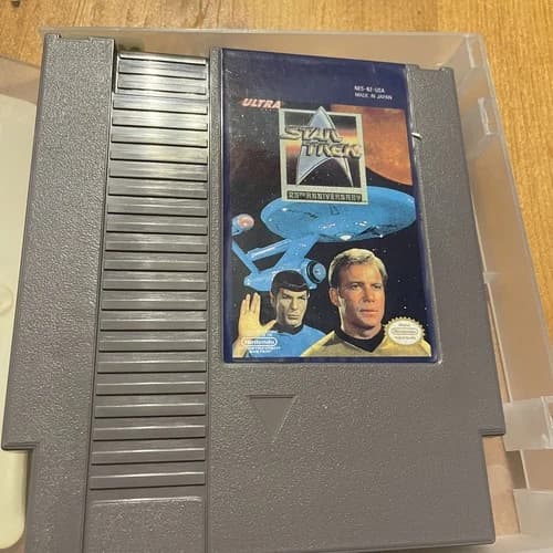 Star Trek 25th Anniversary - Authentic Nintendo NES Game - Tested & Works